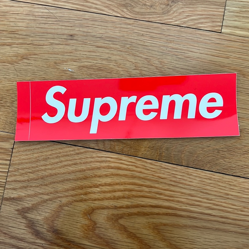 Authentic Supreme sticker